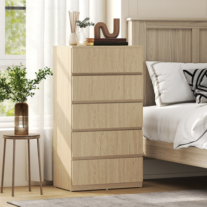 Chest of Drawers, 5-Drawer Storage Cabinets, Modern Dresser, Storage Drawer Unit for Bedroom