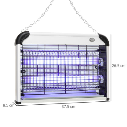 Electric Fly Zapper, 20W Electric Fly Killer, Wall Hanging Bug Zapper Indoor & Outdoor Attracting Insect Mosquito Killer