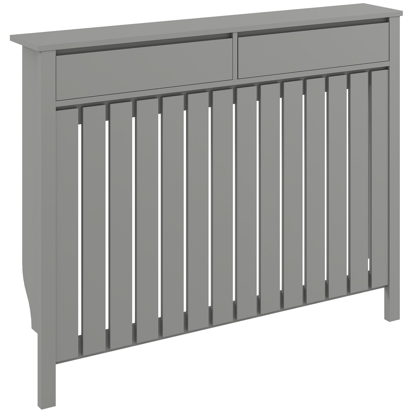 93 x 119cm Modern Radiator Cover - Grey
