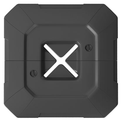 2PCS Umbrella Weights for Cantilever Parasols, Parasol Base Weights, 80 kg for Water or 105 kg Water and Sand Mix, Black