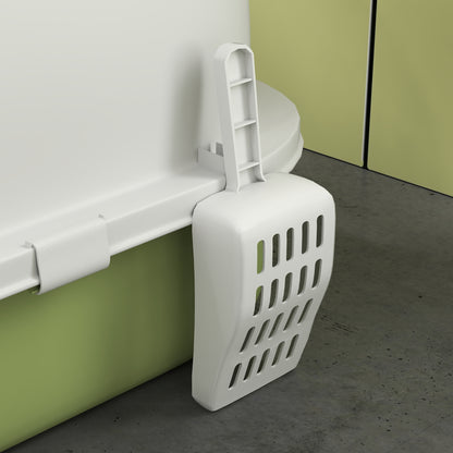 Enclosed Cat Litter Box w/ Pull-Out Drawer, Scoop, Deodorising Bags for Odour Control, Privacy, Portable, Easy to Clean