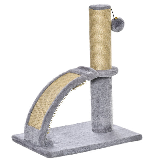 Cat Tree for Indoor Cats Climbing Activity Center Kitten Tower Furniture with Jute Post Scratching Massage Board Hanging Ball