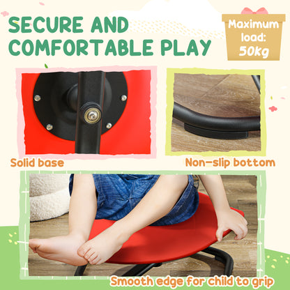 Sensory Spinning Chair for Kids, for Coordination, Balance, Red