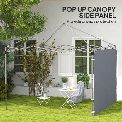 195 x 295cm Replacement Gazebo Sidewall - Grey