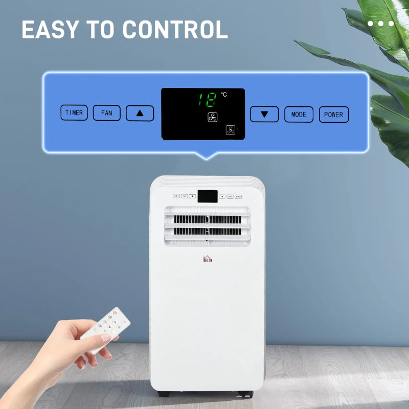 12,000 BTU - Three Mode Air Conditioner with LED Temperature Display and Multi-Function Buttons