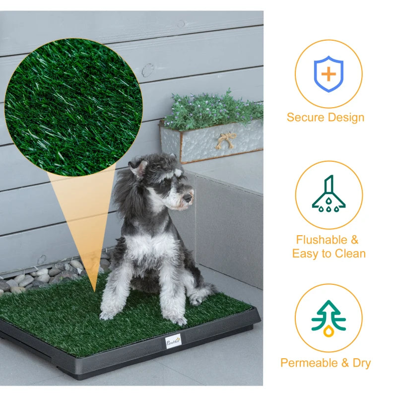 Indoor / Outdoor Grass Pet Toilet Training Mat with Urine Tray