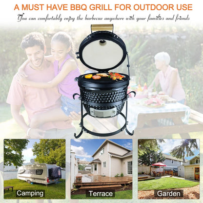 Cast Iron / Ceramic - Charcoal BBQ - Heavy Duty