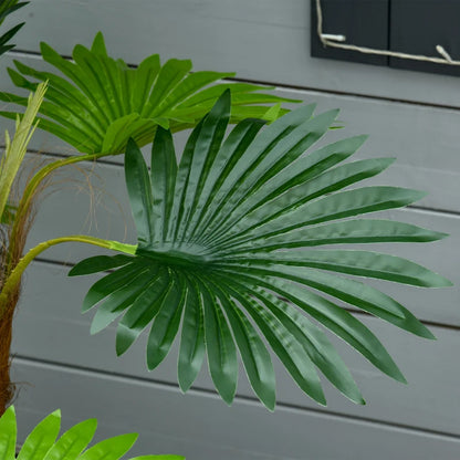 Artificial Palm Tree Style House Plant - Indoor / Outdoor - 135cm / 4.4ft