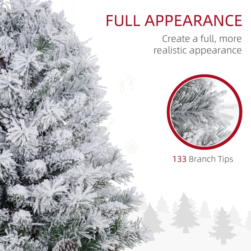 3ft - Tabletop Prelit Snowy Style Christmas Tree