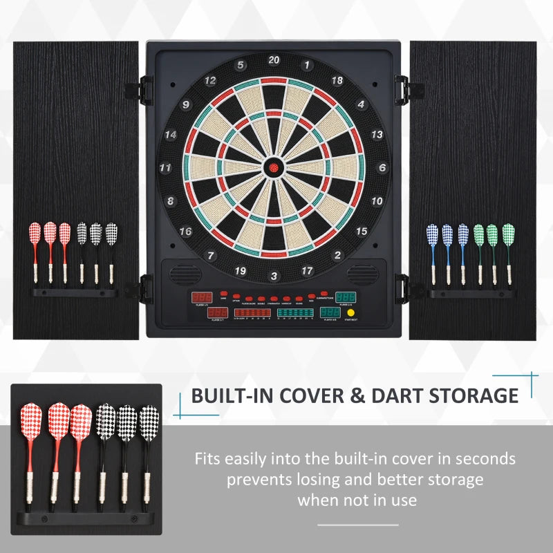 Kids Electronic Dartboard Set with 27 Game modes & 12 Soft Tip Darts