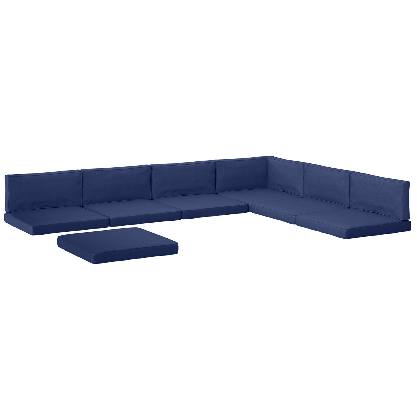 14-piece Dining Set Cushions - Dark Blue
