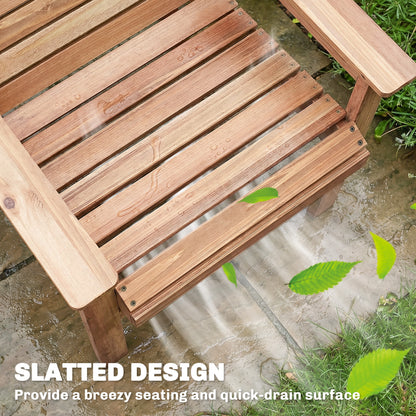5 Pieces Garden Dining Set with Parasol Hole, Round Outdoor Table and Chairs, 4 Seater Wooden Garden Furniture, Natural