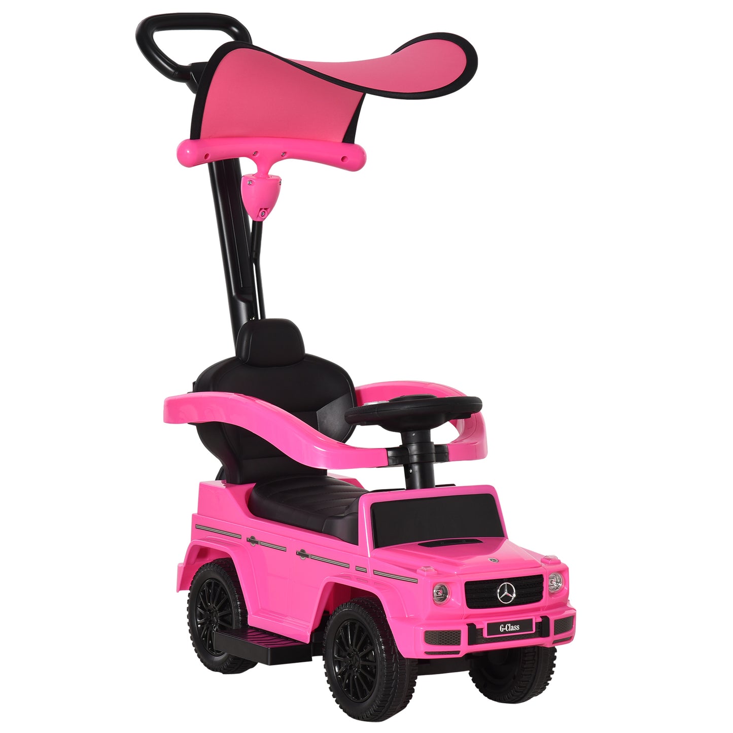 3 in 1 Kids Children Ride on Push Car Toddler Sliding Car G350 Licensed Walker Foot to Floor Slider Push-Along with Horn Stee