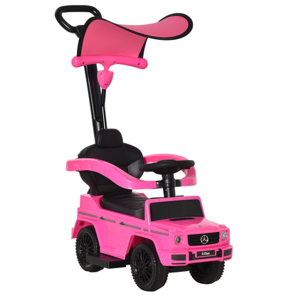 3 in 1 Kids Children Ride on Push Car Toddler Sliding Car G350 Licensed Walker Foot to Floor Slider Push-Along with Horn Stee