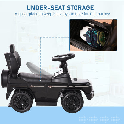 3 in 1 Kids Children Ride on Push Car Toddler Sliding Car G350 Licensed Walker Foot to Floor Slider Push-Along with Horn Stee