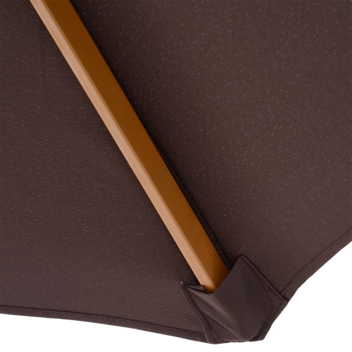 3(m) Garden Parasol, Pulley Operated Patio Umbrella, Wooden Parasol, Table Market Umbrella