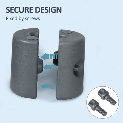 HDPE Tent Weights Set of 4, Canopy Weights, Fill with Water or Sand, 48KG