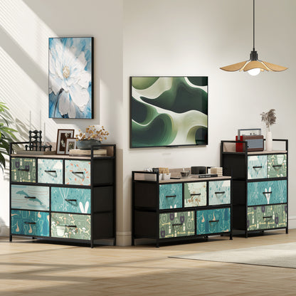 4-Drawer Chest of Drawers - Blue
