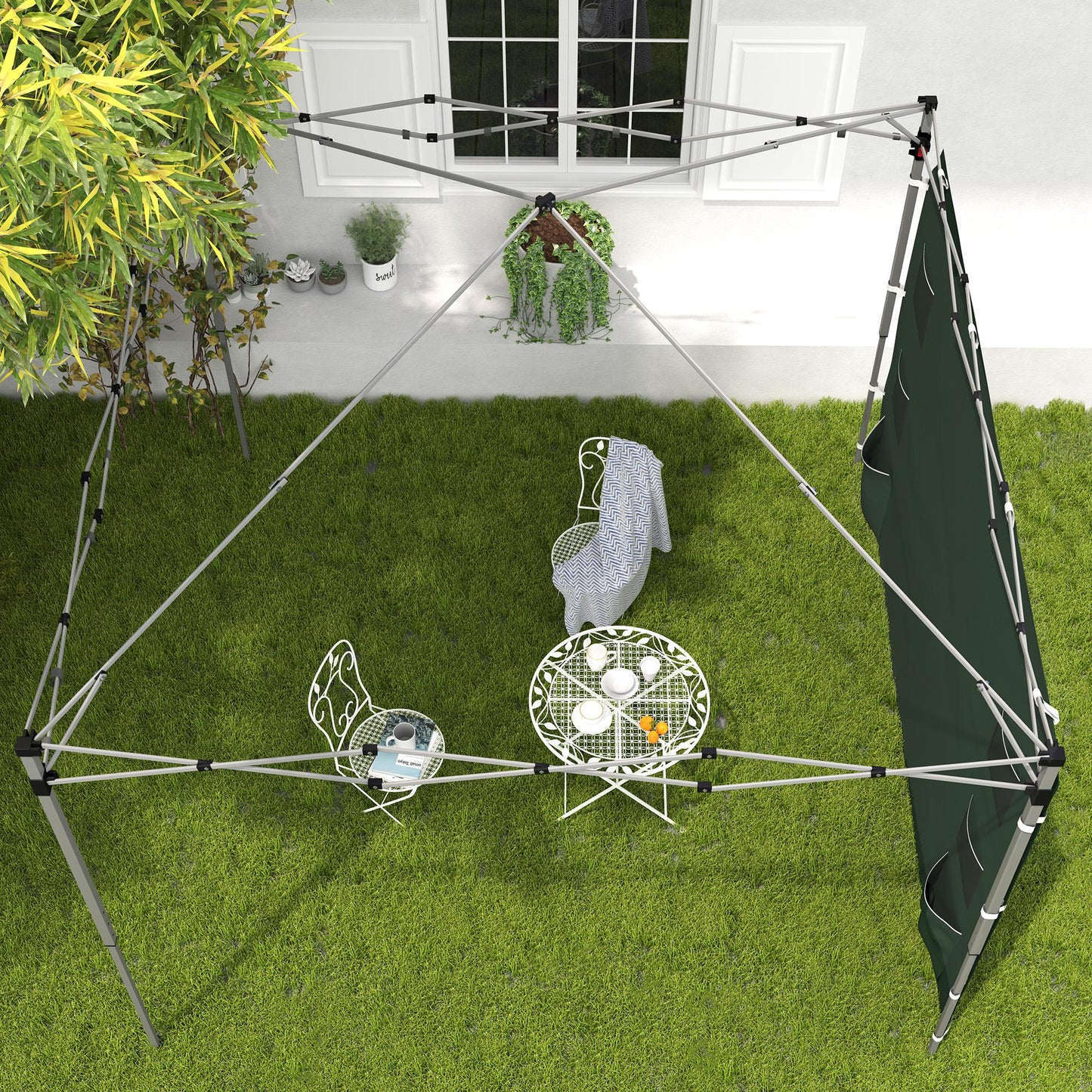 195 x 295cm Replacement Gazebo Sidewall - Green