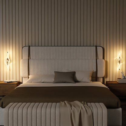 Led Wall Lamp 2 Pack, 13W Modern Indoor Spiral Wall Light, Colour Temperature Adjustable 3000K/4000K/6500K, for Bedroom