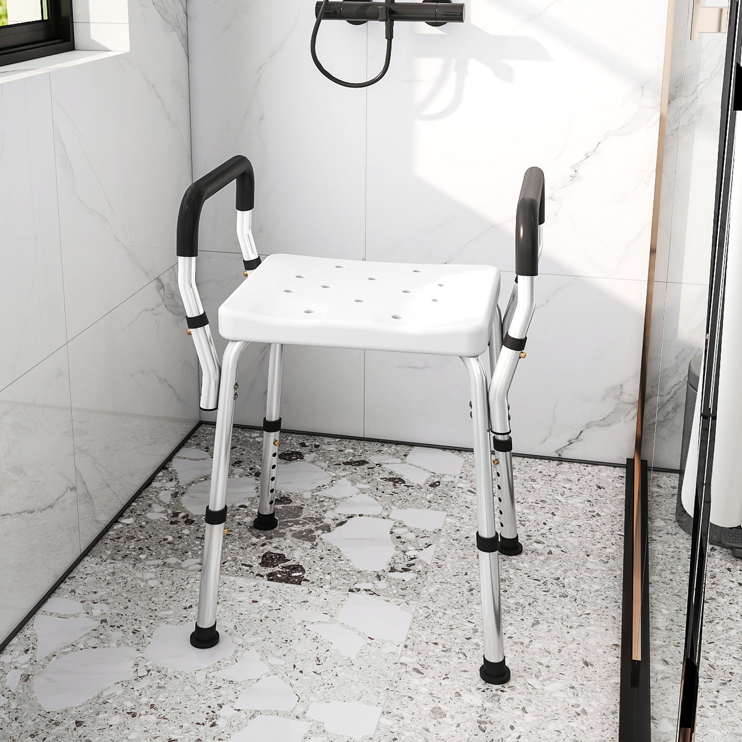 57-69cm Aluminium Frame Bath Seat
