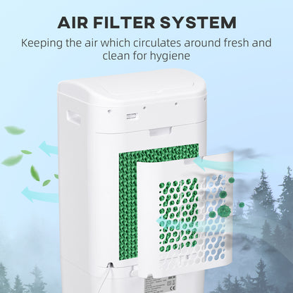 Portable Air Cooler with 15 Litre Water Tank, Oscillation, LED Display, Remote Control, 7.5 Hour Timer