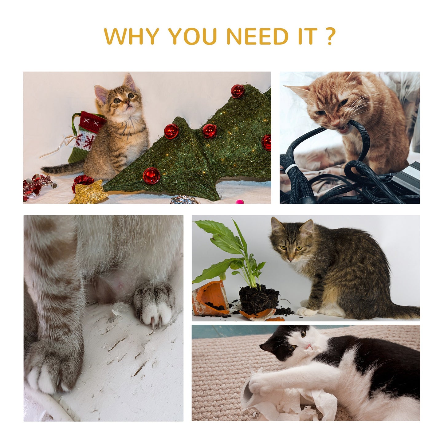 Cat Tree for Indoor Cats Climbing Activity Center Kitten Tower Furniture with Jute Post Scratching Massage Board Hanging Ball