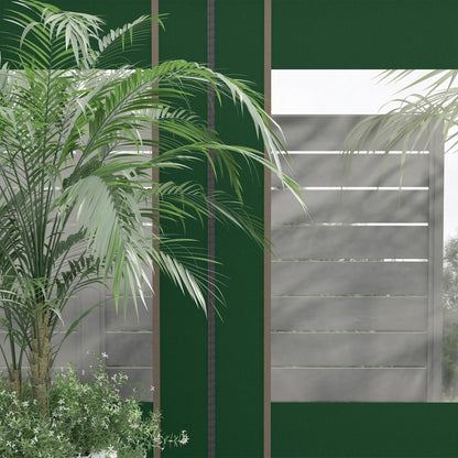 Set of Two 295cm Replacement Canopy Walls - Green