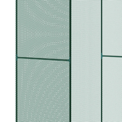 120 x 120cm Compact Plant Cage, with Netting - Green