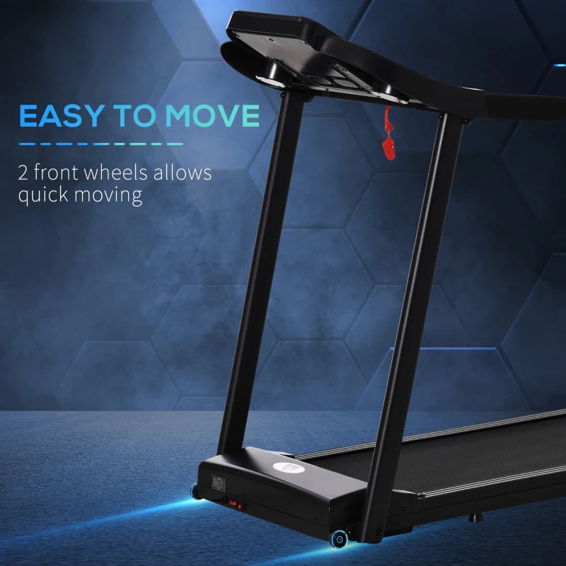 12km/h - Electric Motorised Treadmill with LED Display and Multifunctional Buttons