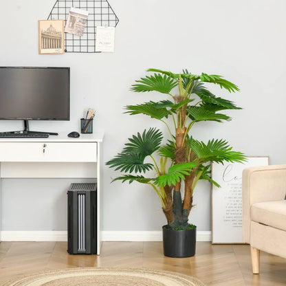 Artificial Palm Tree Style House Plant - Indoor / Outdoor - 135cm / 4.4ft