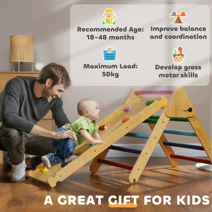 Triangular Climbing Frame with Ramp