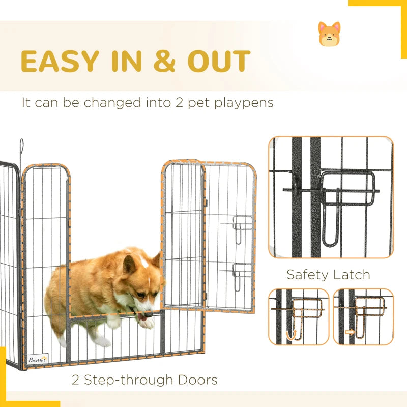 Indoor / Outdoor - 16 Panel - Large Play Pen for Small to Medium Pets