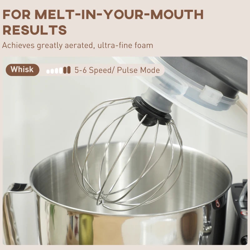 Kitchen Aiding - Electric Stand Mixer - with multiple Accessories - 1300W