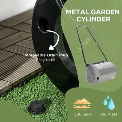 38L - Heavy Duty Water or Sand Filled Lawn Roller