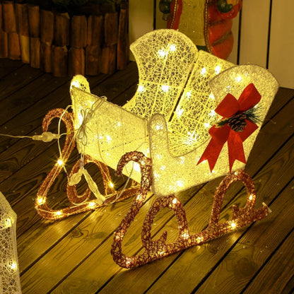 170 LED - Christmas Reindeer and Sleigh Light Up Decoration