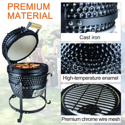 Cast Iron / Ceramic - Charcoal BBQ - Heavy Duty