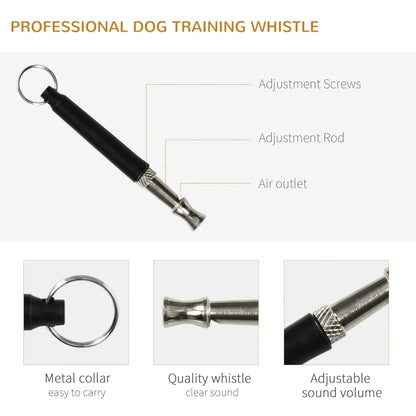 6-Piece Dog Agility Training Equipment Set with Whistle Included