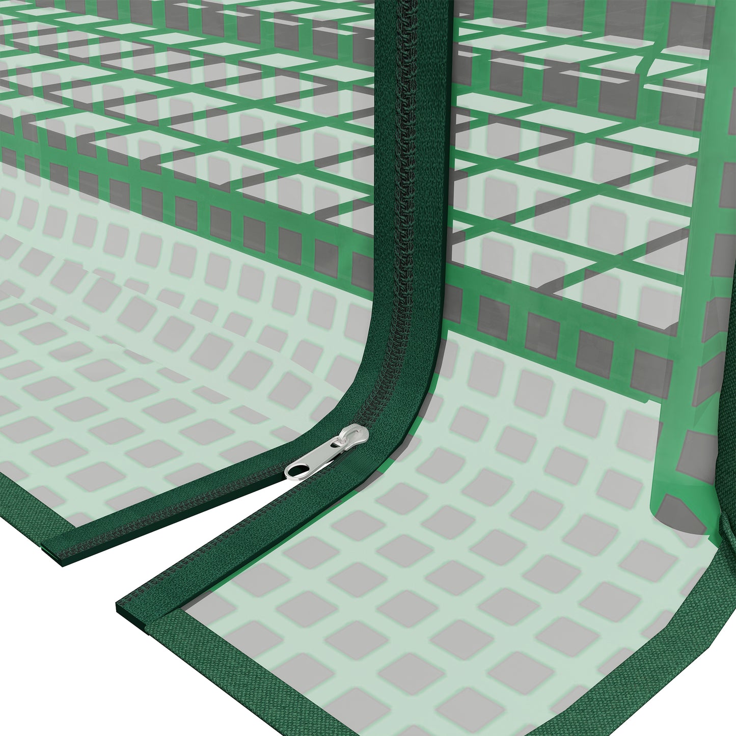 Four-Tier Mini Greenhouse, with Reinforced Plastic Cover