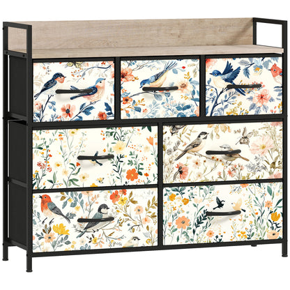 7-Drawer Chest of Drawers - White