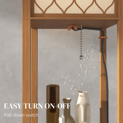 Three-Shelf Standing Lamp - Natural