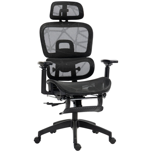 Multi-Adjustable Mesh Office Chair - Black