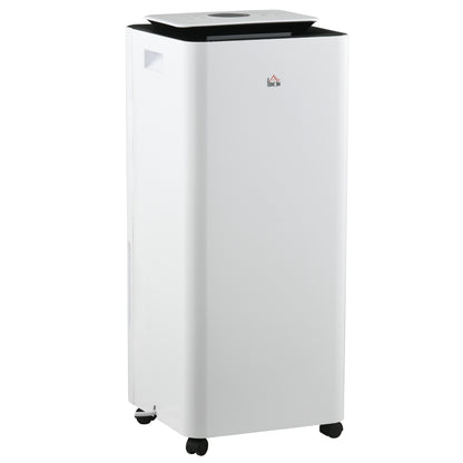 3500mL Portable Dehumidifier with Air Purifier, 24H Timer, 5 Modes, 16L/Day, for Home Laundry, White