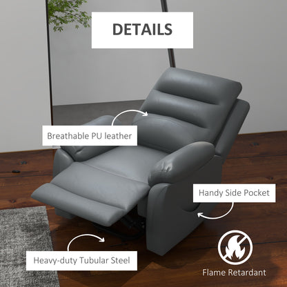 Electric Riser and Recliner for Elderly with 8 Vibration Massage, PU Leather Power Lift Recliner Chair for Living Room