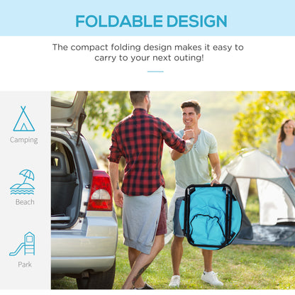 Camping Moon Chair, Portable Folding Camping Chair for Adults with Wide Padded Oxford Seat for Outdoor Camp, Travel, Fishing