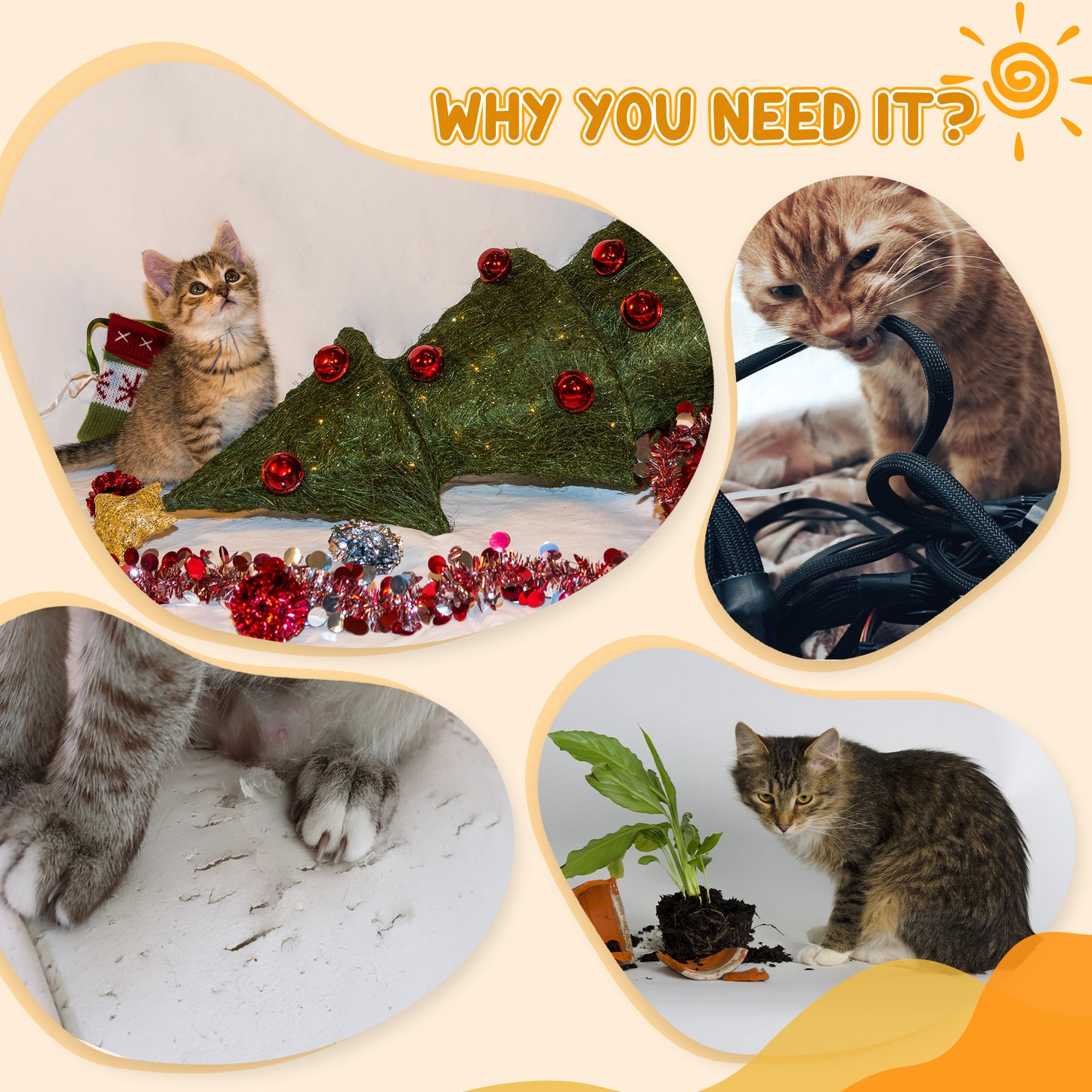 70cm Height Cat Post Tree Scratching Barrel Sisal Activity Center Condo Kitten Bed Scratcher Climbing Climber Play House for