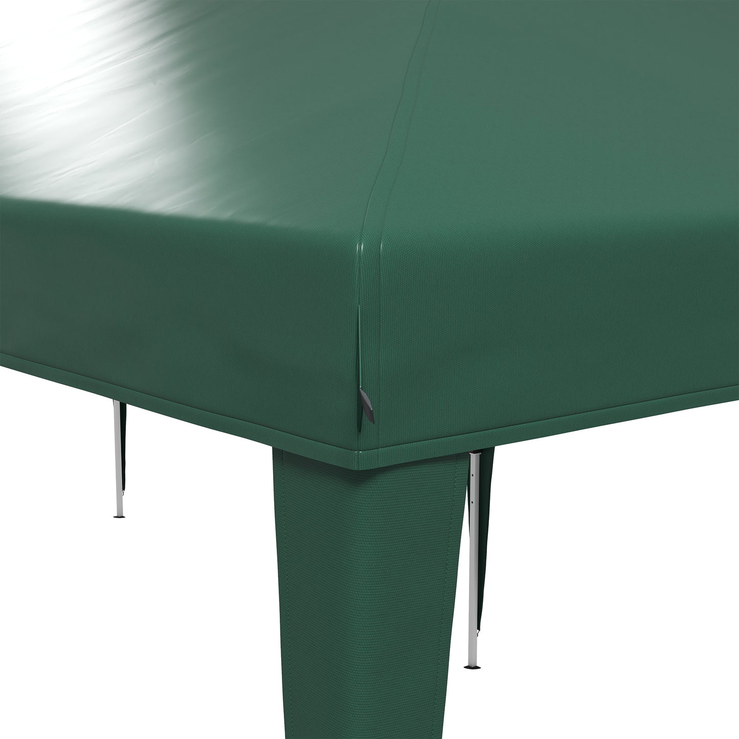 6 x 3 m Pop-Up Steel Frame Gazebo - Green