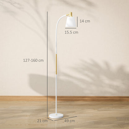 Floor Lamp for Living Room, Spotlight Reading Standing Lamp with Adjustable Height, Rocker on/off Switch