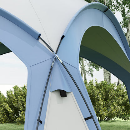 3.5 x 3.5M Camping Gazebo, Outdoor Event Shelter Dome Tent Garden Sun Shelter Patio Spire Arc Pavilion Camp Sun Shade Tent fo