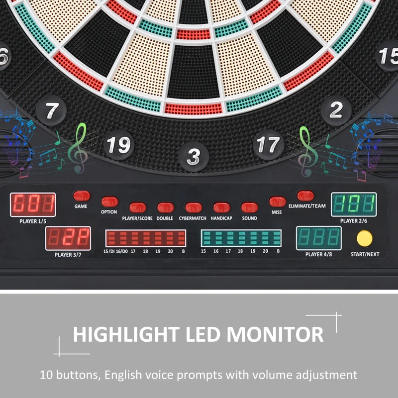 Kids Electronic Dartboard Set with 27 Game modes & 12 Soft Tip Darts